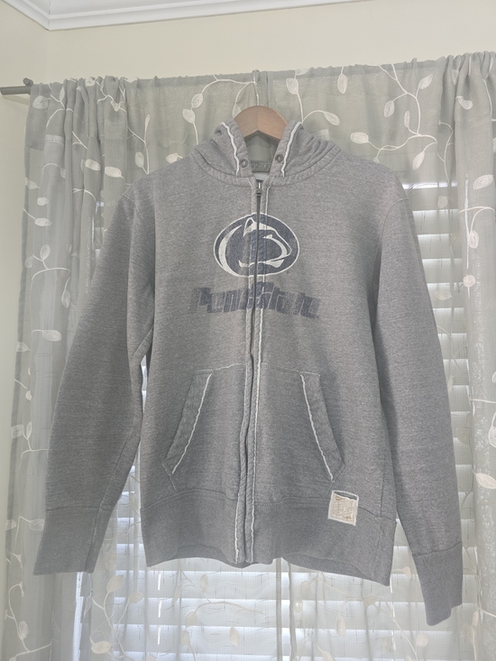 distant replays Other - Gray Men's Full-Zip Hoodie Sweatshirt